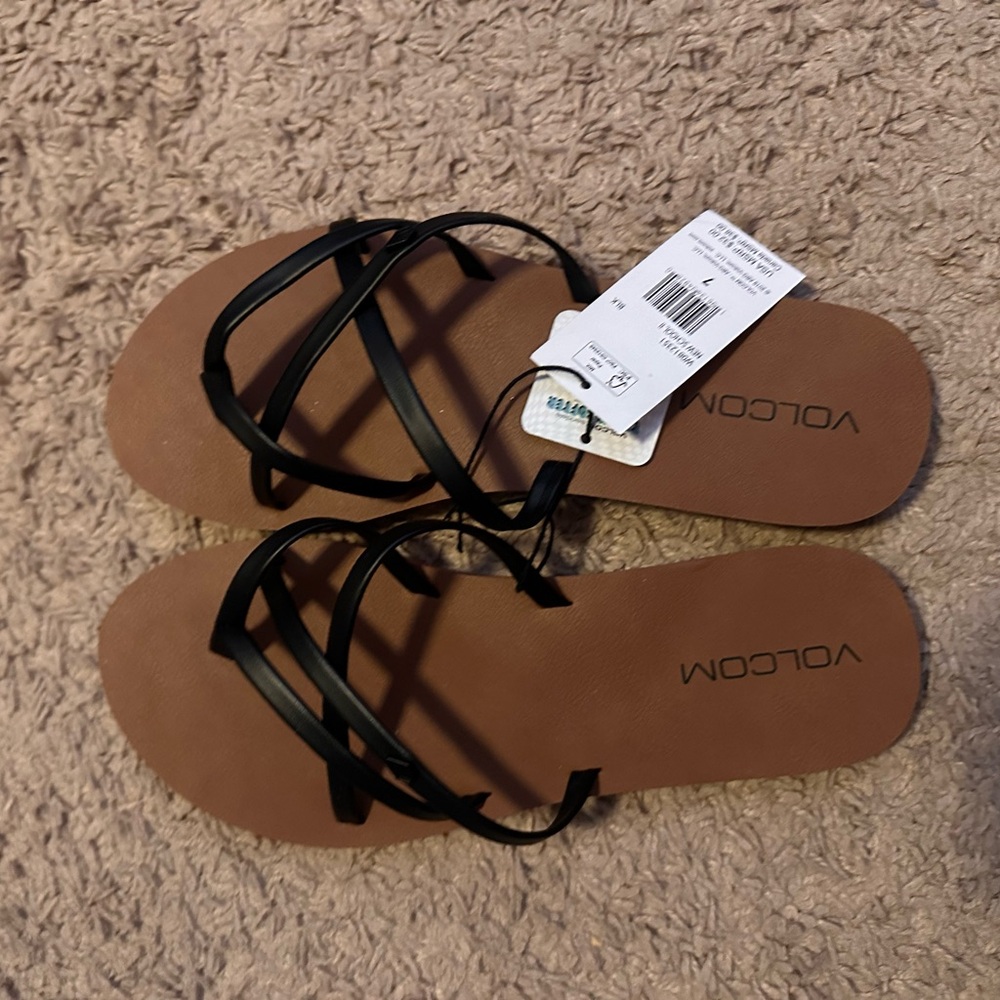 Volcom Women's Black Sandals